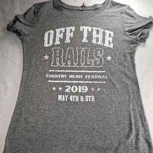 Off The Rails Country Music Festival 2019 with Line Up on back small